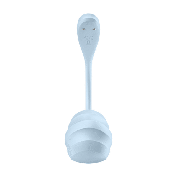 Glad Petal Connect App - Draagbare Koppel Vibrator - Lichtblauw - Image 2